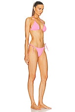 Hunza G Gina Bikini in Bubblegum, view 2, click to view large image.