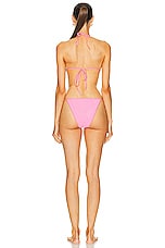 Hunza G Gina Bikini in Bubblegum, view 3, click to view large image.