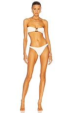 Hunza G Gloria Bikini Set in Blush, view 1, click to view large image.