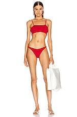 Hunza G Gigi Bikini in Red, view 1, click to view large image.