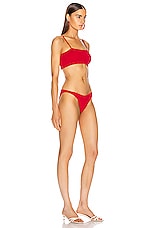 Hunza G Gigi Bikini in Red, view 2, click to view large image.
