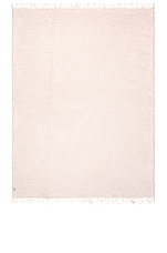 HAWKINS NEW YORK Simple Linen Throw Blanket in Light Grey, view 2, click to view large image.