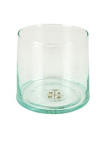 HAWKINS NEW YORK Recycled Glassware Set of 4 Medium Cup in Blue, view 2, click to view large image.