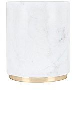 HAWKINS NEW YORK Utility Canister in Marbel & Brass, view 2, click to view large image.