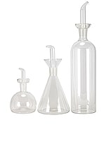 HAWKINS NEW YORK Essential Kitchen Bottles Set Of 3 , view 1, click to view large image.