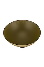 HAWKINS NEW YORK Large Essential Footed Bowl in Olive, view 3, click to view large image.