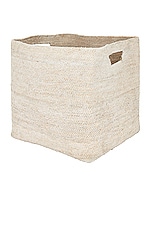 HAWKINS NEW YORK Essential Woven Storage Set Of 3 in White, view 3, click to view large image.