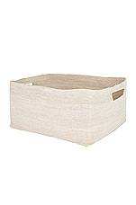 HAWKINS NEW YORK Essential Woven Storage Set Of 3 in White, view 4, click to view large image.