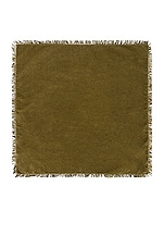 HAWKINS NEW YORK Essential Set of 4 Dinner Napkins in Olive, view 2, click to view large image.