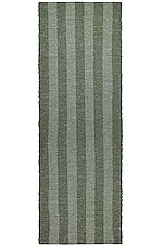 HAWKINS NEW YORK Essential Floor Runner Rug in Olive, view 1, click to view large image.