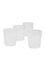 HAWKINS NEW YORK Essential Set Of 4 Medium Glasses in Clear, view 2, click to view large image.