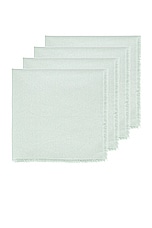HAWKINS NEW YORK Essential Set Of 4 Dinner Napkins in Sky, view 2, click to view large image.