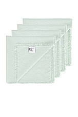 HAWKINS NEW YORK Essential Set Of 4 Dinner Napkins in Sky, view 3, click to view large image.