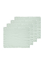 HAWKINS NEW YORK Essential Cotton Set Of 4 Placemats in Sky, view 1, click to view large image.