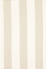 HAWKINS NEW YORK Essential Striped Tablecloth in Ivory & Flax, view 4, click to view large image.