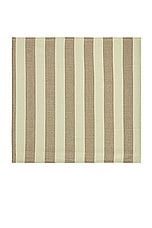 HAWKINS NEW YORK Essential Striped Set Of 4 Dinner Napkins in Olive & Sage, view 1, click to view large image.