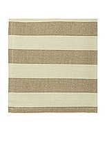 HAWKINS NEW YORK Essential Striped Set Of 4 Dinner Napkins in Olive & Sage, view 2, click to view large image.