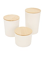 HAWKINS NEW YORK Essential Storage Containers in Ivory, view 2, click to view large image.