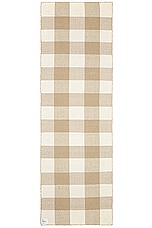 HAWKINS NEW YORK Simple Plaid Runner in Flax & Ivory, view 1, click to view large image.