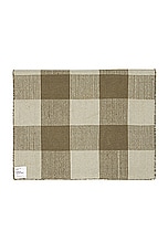 HAWKINS NEW YORK Simple Plaid Runner in Olive & Sage, view 2, click to view large image.