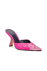 IINDACO Carmen Mule in Hot Pink, view 2, click to view large image.