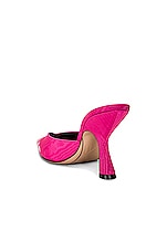 IINDACO Carmen Mule in Hot Pink, view 3, click to view large image.