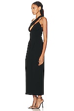ILA Ella One Shoulder Maxi Dress in Black, view 3, click to view large image.
