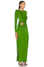 ILA Gwen Long Sleeve Maxi Dress in Green, view 2, click to view large image.