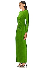 ILA Gwen Long Sleeve Maxi Dress in Green, view 3, click to view large image.
