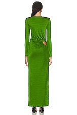 ILA Gwen Long Sleeve Maxi Dress in Green, view 4, click to view large image.