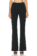ILA Blake Mid Flare Trouser in Black, view 1, click to view large image.
