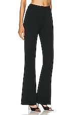 ILA Blake Mid Flare Trouser in Black, view 2, click to view large image.