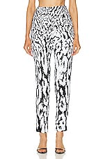 ILA Nas Zebra Sequin Trouser in Black & White, view 1, click to view large image.