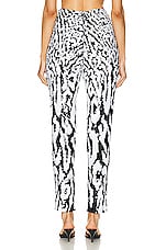 ILA Nas Zebra Sequin Trouser in Black & White, view 3, click to view large image.