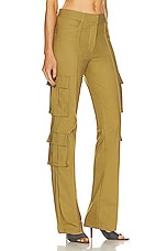 ILA Kelly Cargo Trouser in Khaki, view 2, click to view large image.