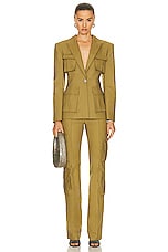 ILA Kelly Cargo Trouser in Khaki, view 4, click to view large image.