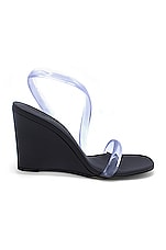 Ilio Smeraldo x Claire Rose Cliteur Wedge Sandal in Grey, view 1, click to view large image.