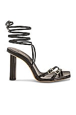 Ilio Smeraldo x Maeve Reilly Strappy Sandal in Black, view 1, click to view large image.
