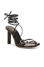 Ilio Smeraldo x Maeve Reilly Strappy Sandal in Black, view 2, click to view large image.