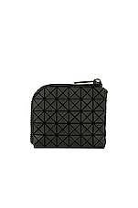 Issey Miyake Bao Bao BAO BAO ISSEY MIYAKE Clam Wallet in Black, view 2, click to view large image.