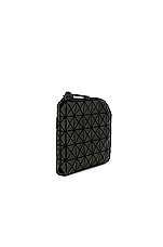 Issey Miyake Bao Bao BAO BAO ISSEY MIYAKE Clam Wallet in Black, view 3, click to view large image.