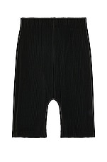 HOMME PLESSE黒 サイズ2 Homme Plisse Issey Miyake Pleats 1 Short in Black | FWRD