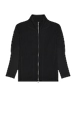 Homme Plisse Issey Miyake Basics Jacket in Black | FWRD