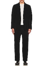 Homme Plisse Issey Miyake Basic Blazer in Black, view 5, click to view large image.