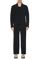 Homme Plisse Issey Miyake Tailored Pleats Blazer in Black, view 5, click to view large image.