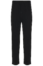 Homme Plisse Issey Miyake Basics Pant in Black, view 1, click to view large image.