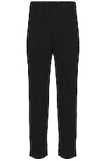 Homme Plisse Issey Miyake Basics Pant in Black, view 2, click to view large image.