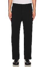 Homme Plisse Issey Miyake Basics Pant in Black, view 4, click to view large image.