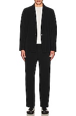 Homme Plisse Issey Miyake Basics Pant in Black, view 6, click to view large image.