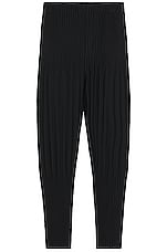 Homme Plisse Issey Miyake Basic Pant in Black, view 1, click to view large image.